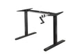 Black Height Adjustable Crank Desk Frame M7941
