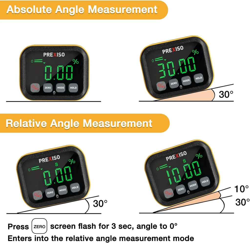 Magnetic Digital Angle Finder 0-360° Backlit Display X49068