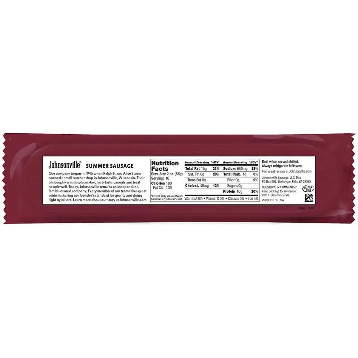 Beef Summer Sausage 20oz S114363