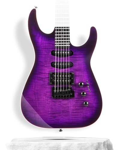 Black Solid Body Electric Guitar with 24 Frets R984