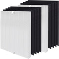 3 Packs True HEPA Replacement Filter A with 9 Activated Carbon Pre-Filters H9545