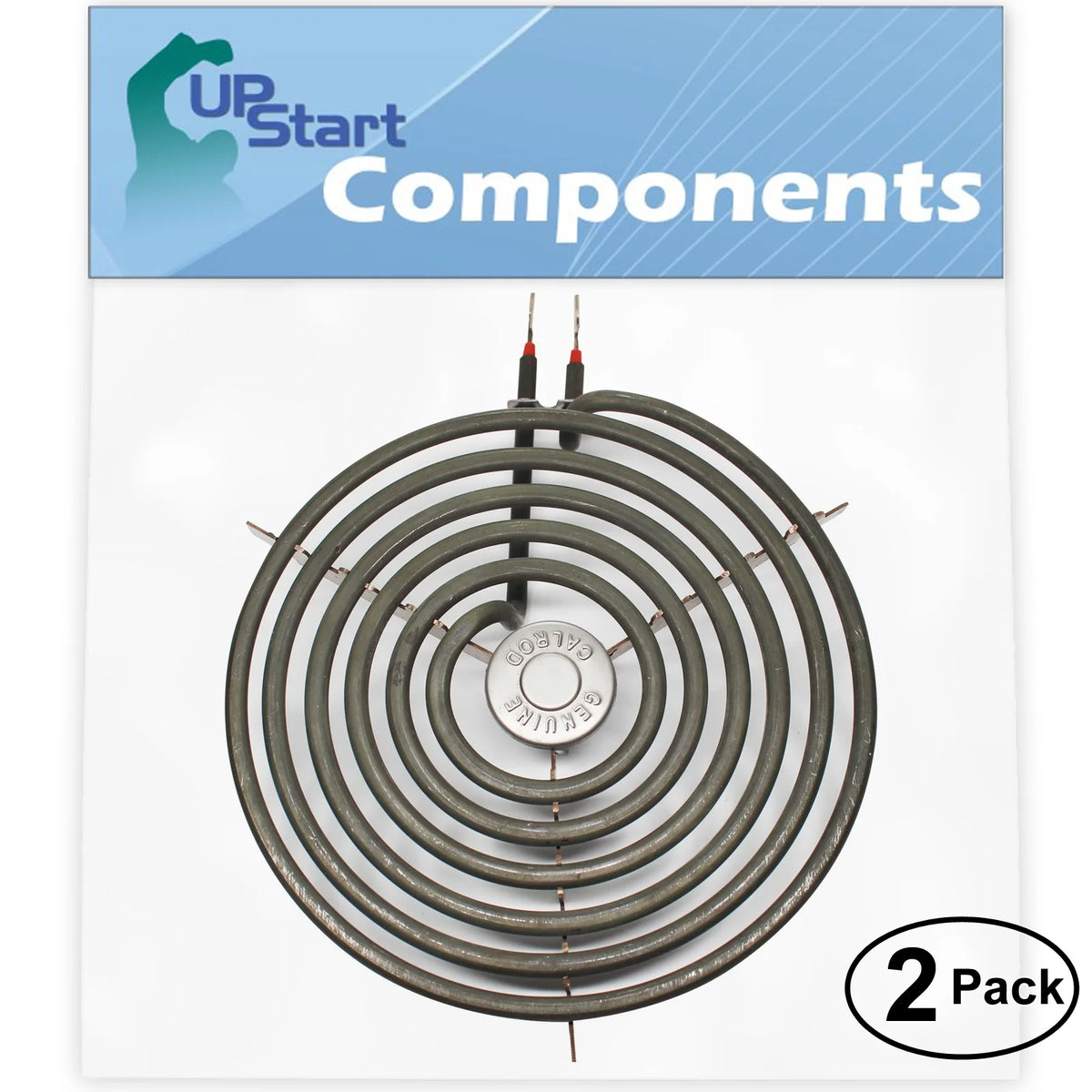 2-Pack 8 inch 6 Turns Surface Burner Element for Range Stove Cooktop H2380