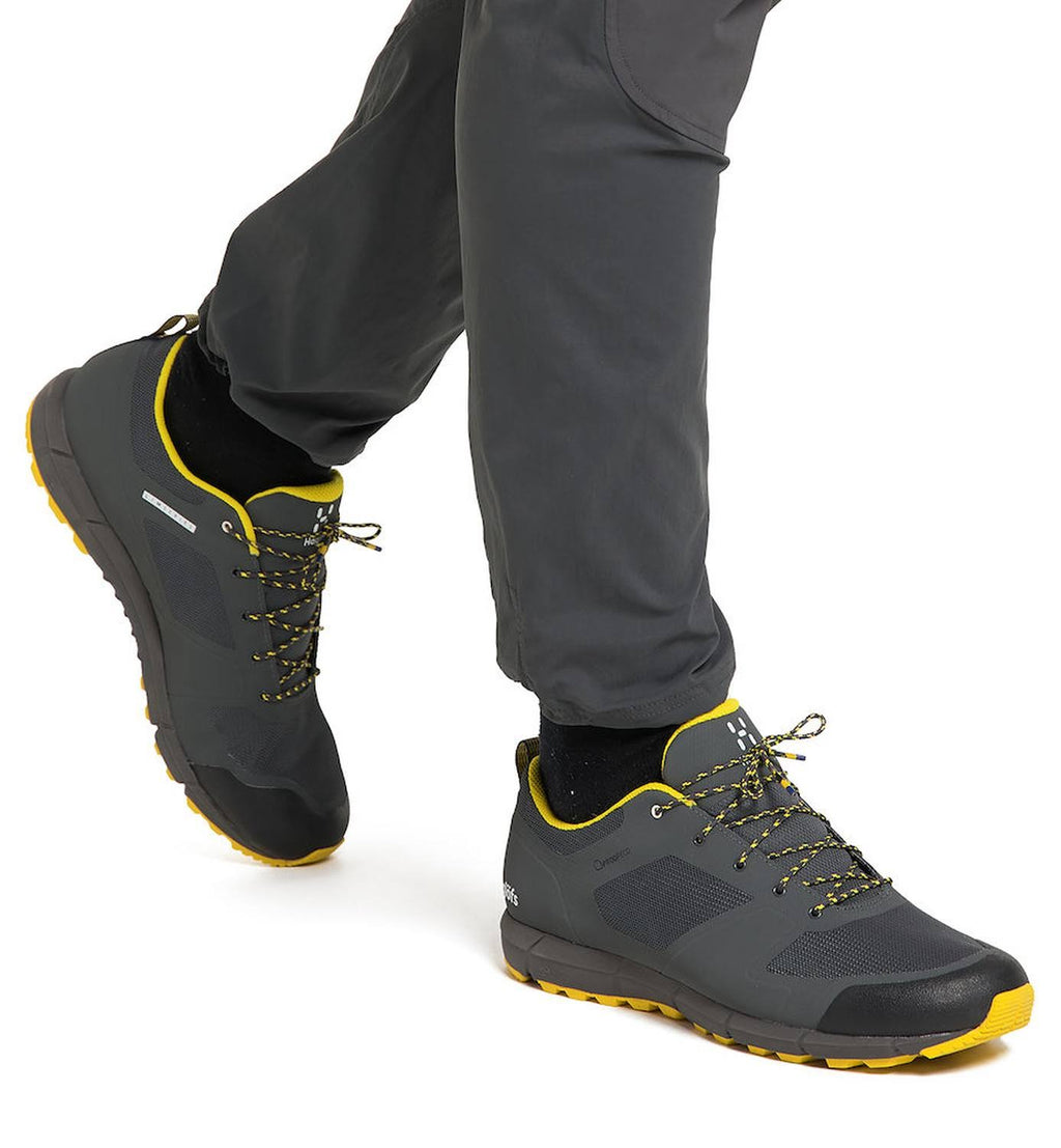 Magnetite/Signal Yellow Low Proof Hiking Shoes Q4332