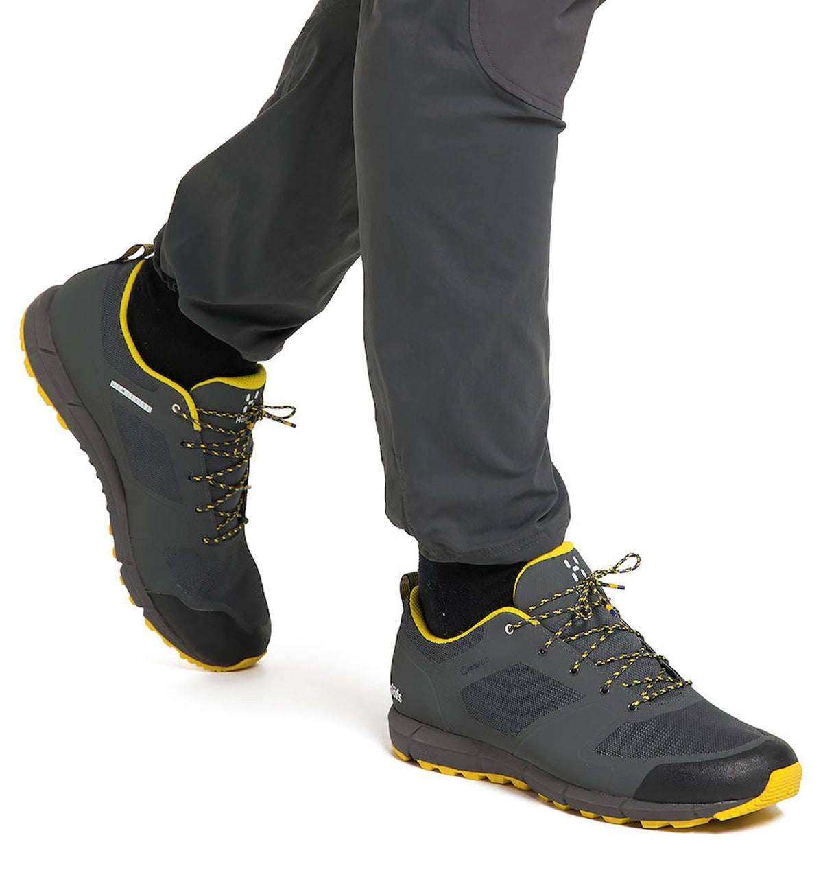 Magnetite/Signal Yellow Low Proof Hiking Shoes Q4332