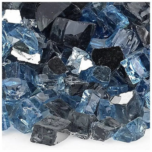 0.5 in. Reflective Fire Glass 10 lbs Jar X731
