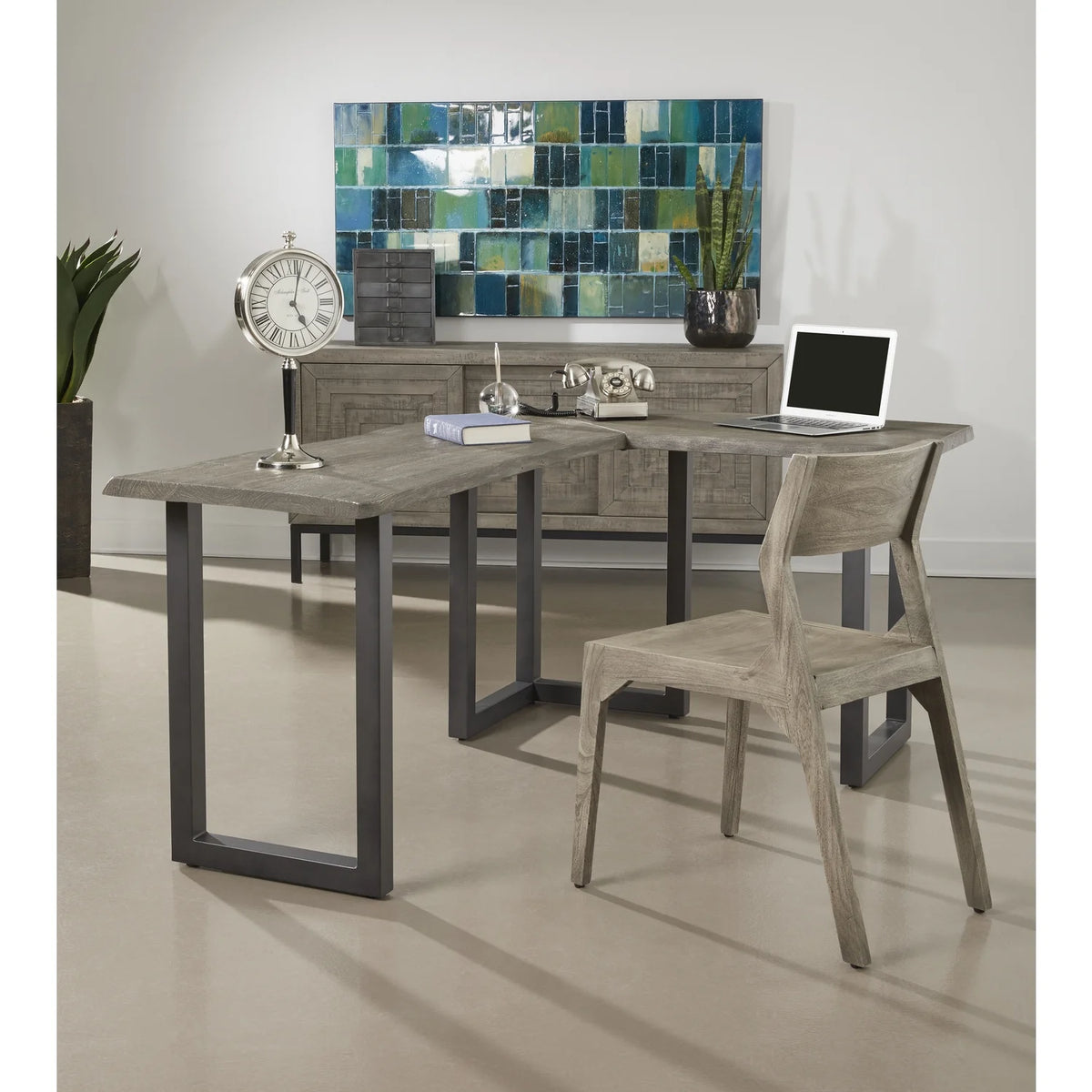 L Shaped Writing Desk N981