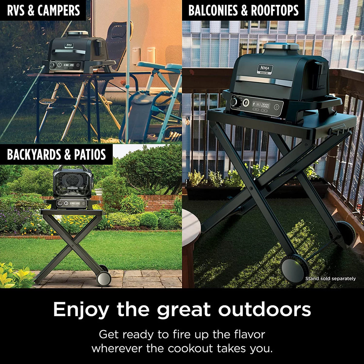7-in-1 Outdoor Electric Grill & Smoker C400