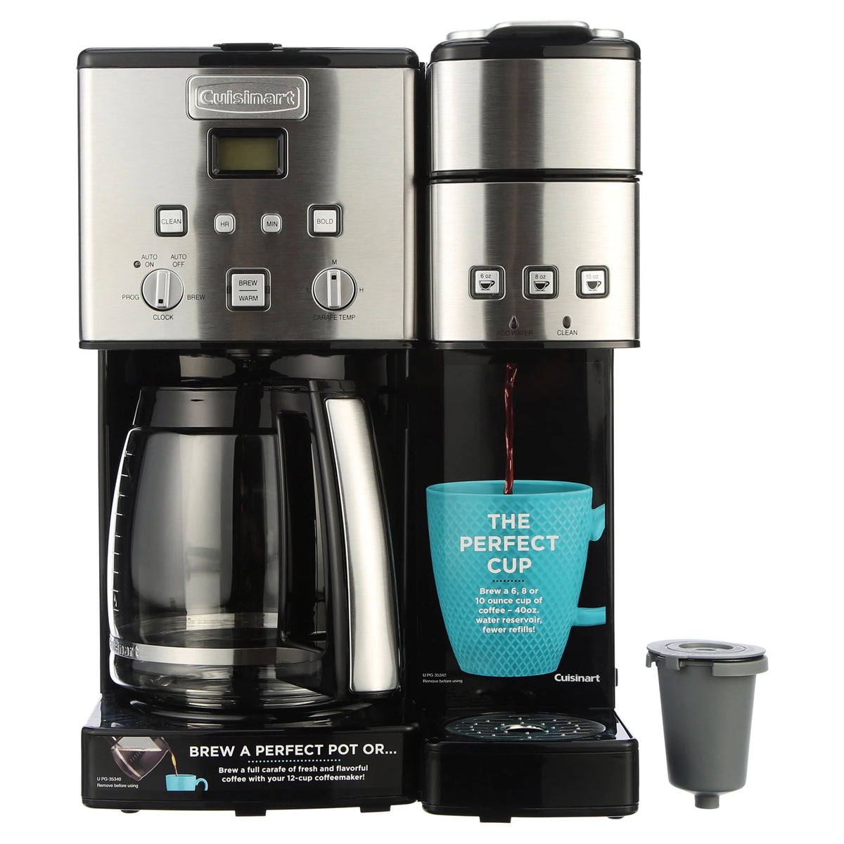 12 Cup Coffeemaker and Single-Serve Brewer Y776708
