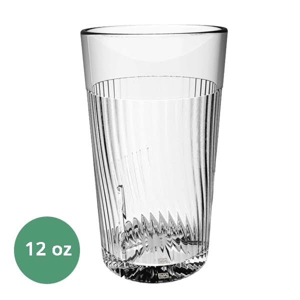 12 oz Clear Polycarbonate Tumbler Pack of 6 D8963