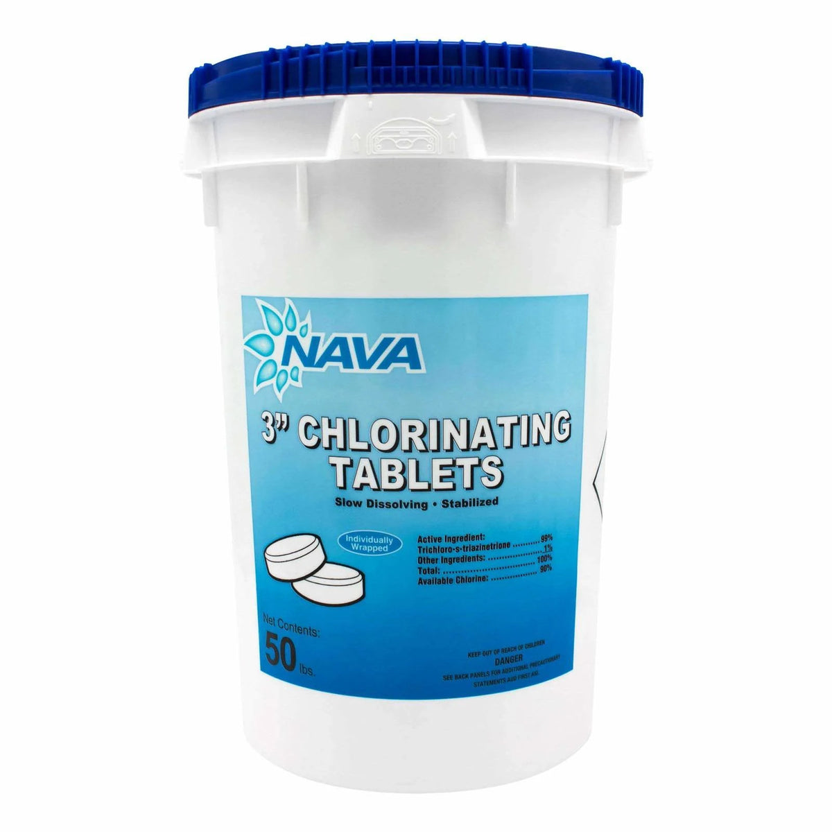 3-Inch Chlorinating Tablets for Swimming Pool/Spa, 50 lbs U425