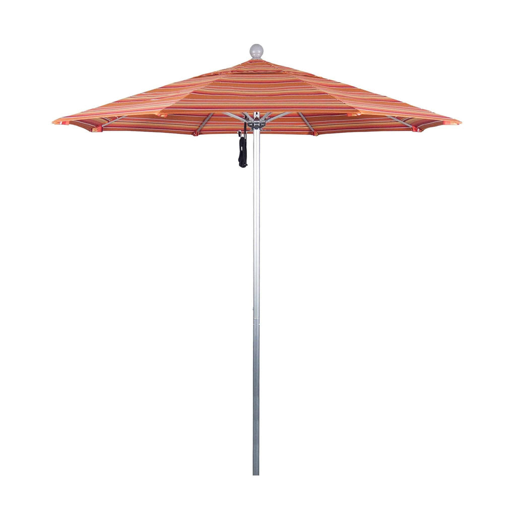9' Fiberglass Market Umbrella Pulley Open Bronze L710