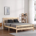 Solid Wood Platform Bed Frame Queen Size Q216