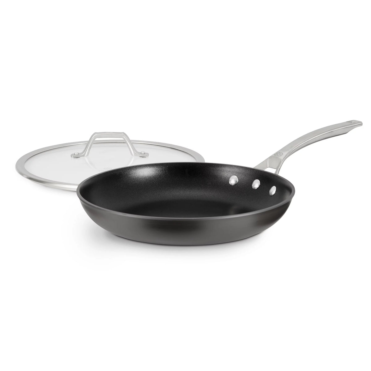 Hard-Anodized Nonstick 12-Inch Fry Pan with Cover F9527