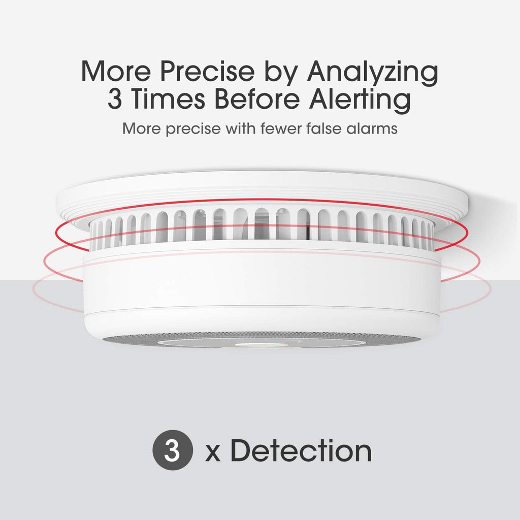 10-Year Battery Combination Smoke Carbon Monoxide Detector Alarm T103