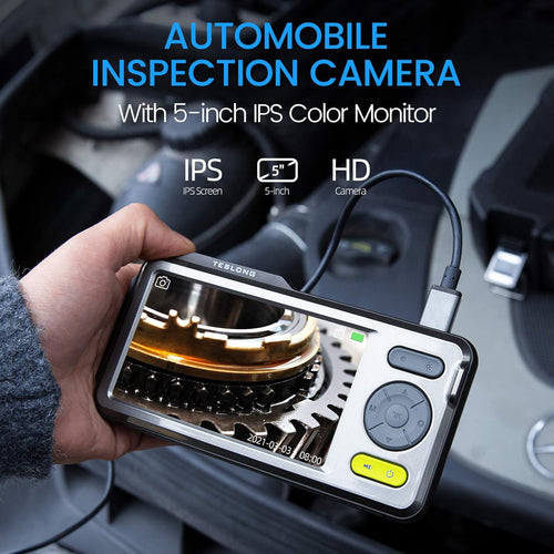 1080P Waterproof Dual Lens Inspection Camera with 5 Monitor O679640