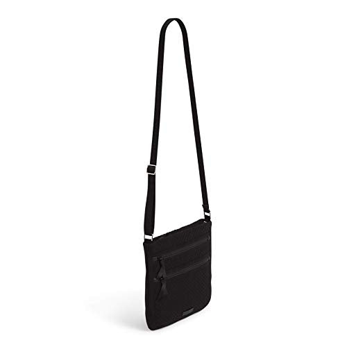 Microfiber Triple Zip Hipster Crossbody Purse N10044