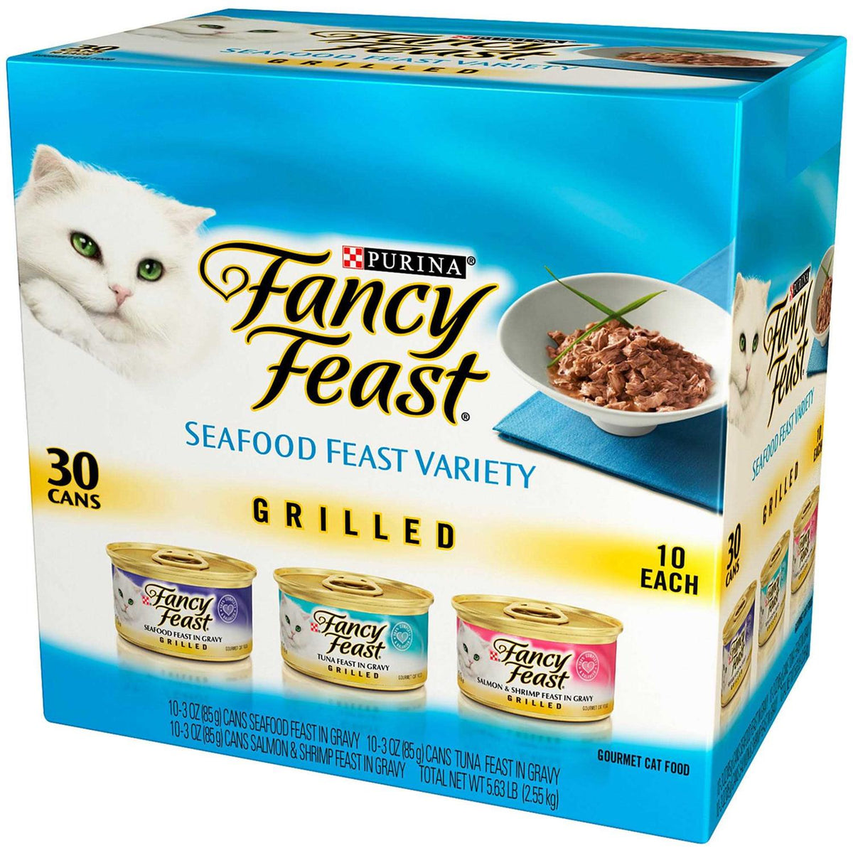 Gravy Wet Cat Food Variety Pack Seafood Grilled Collection U9487