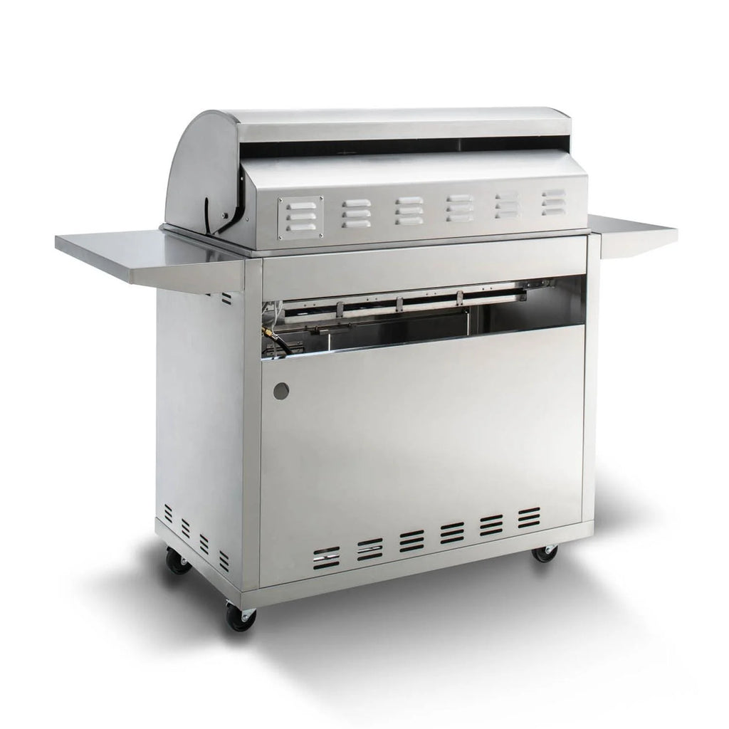 40-Inch 5-Burner Natural Gas Grill with Rear Infrared Burner H802011