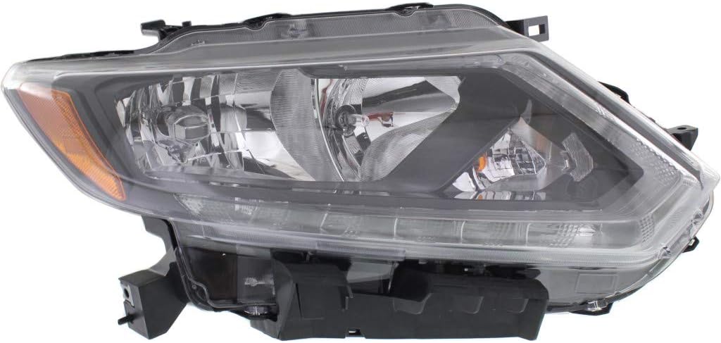Passenger Side Halogen Headlight for Nissan Rogue 2014 2015 2016 D87228