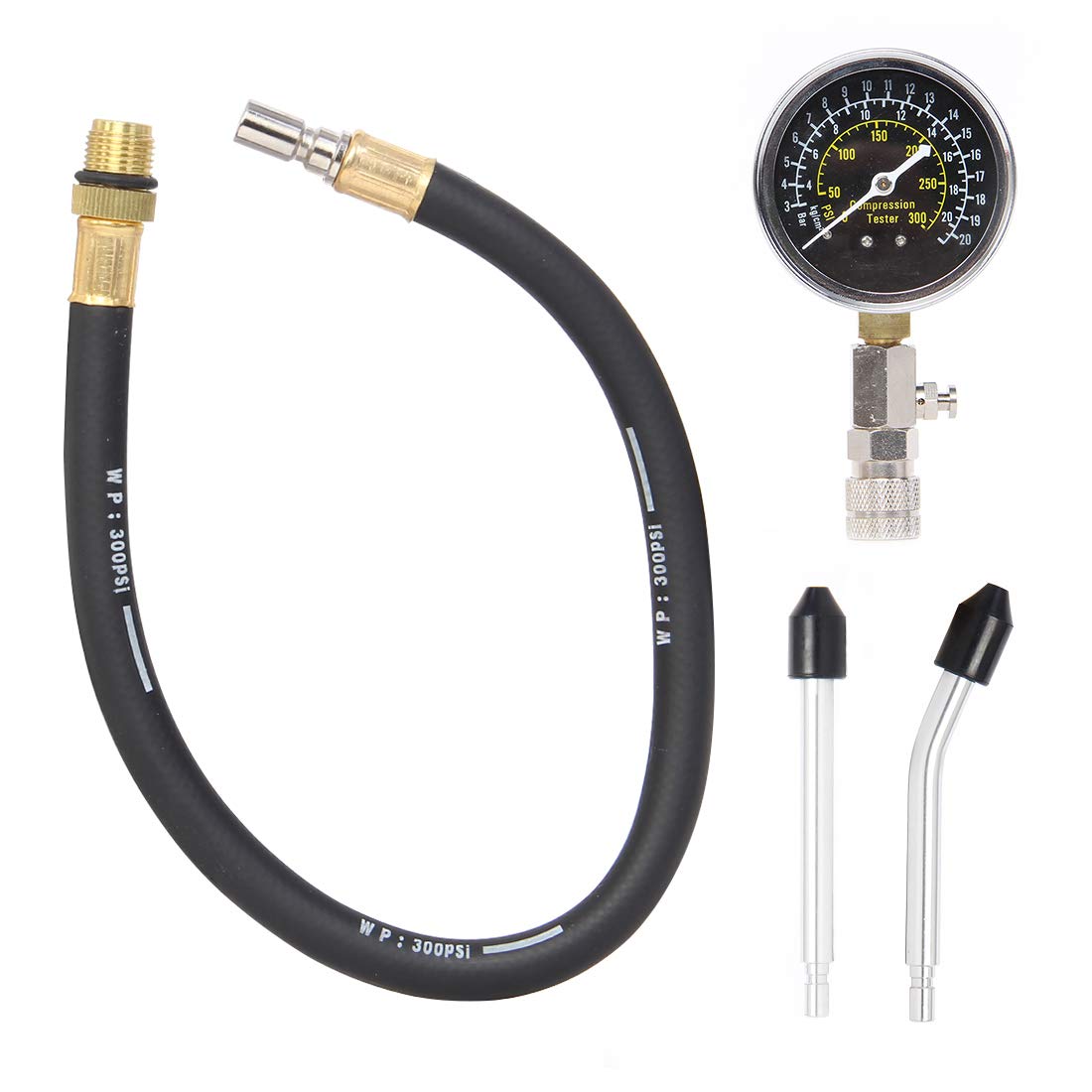 8pcs Automotive Compression Tester Petrol Engine Test Kit P33724