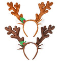 Reindeer Antlers Headband, 2PCS Deer Antlers with Bells S7520