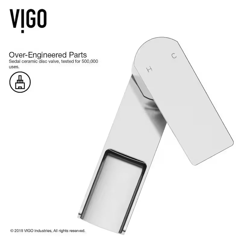 Single Handle Bathroom Vessel Faucet in Chrome O991