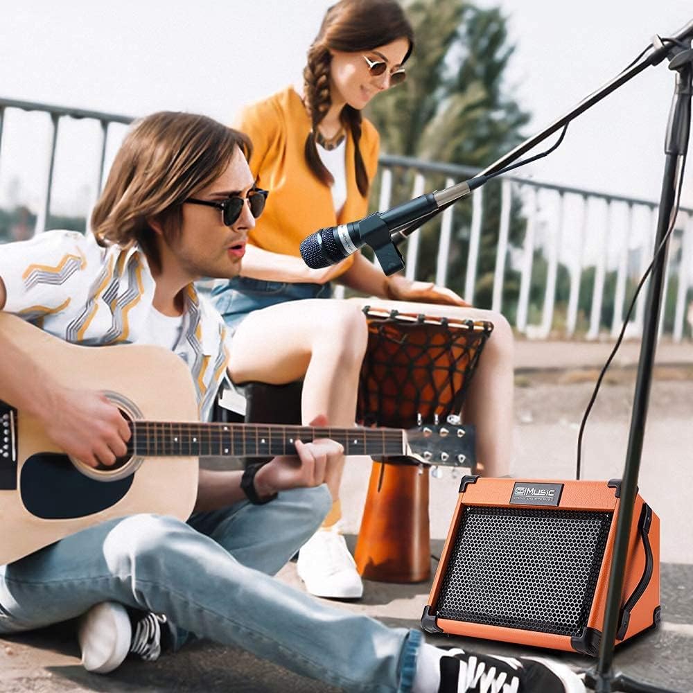 20 Watt Portable Bluetooth Acoustic Guitar Amplifier Y721