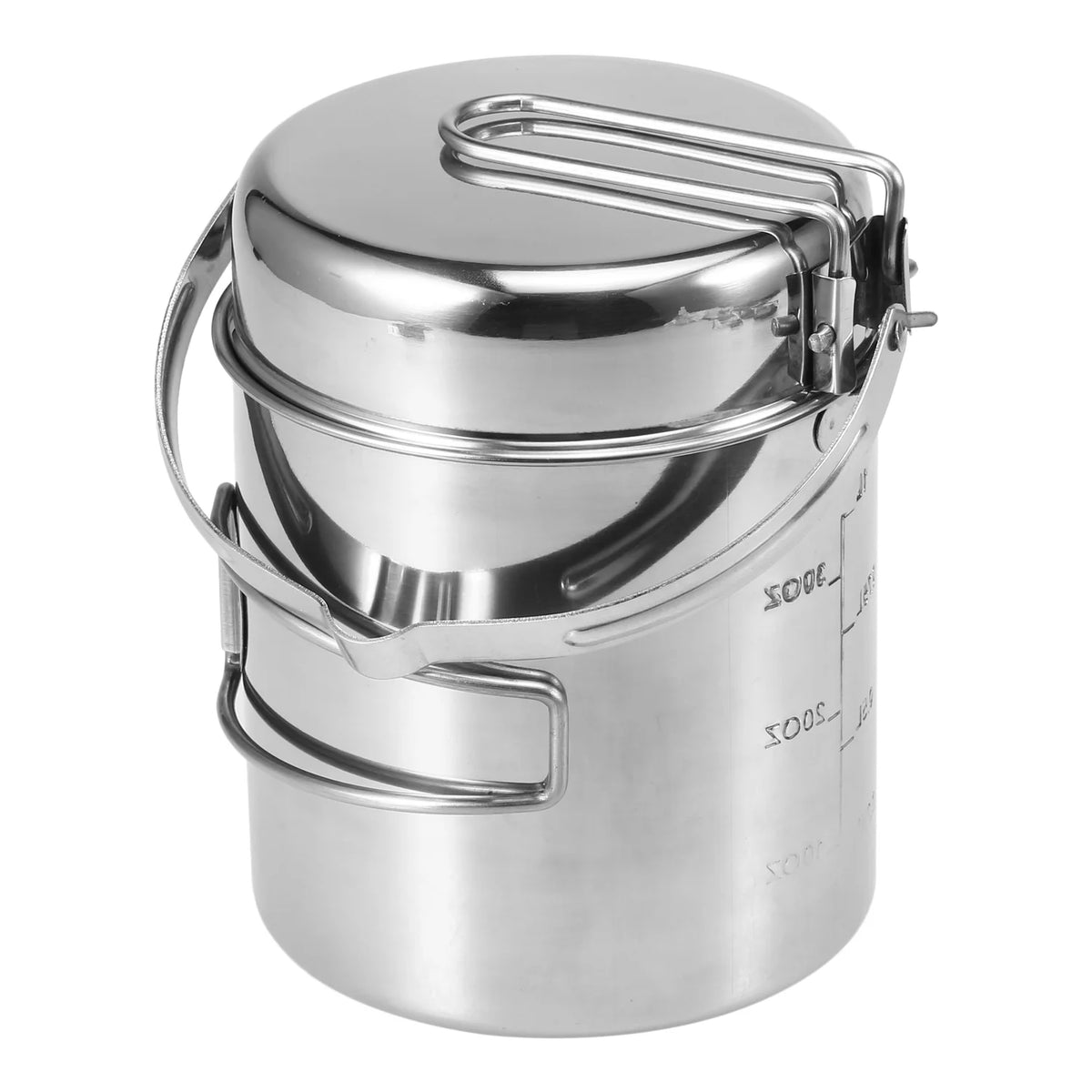 Stainless Steel Cooking Kettle 1L with Foldable Handle G5432