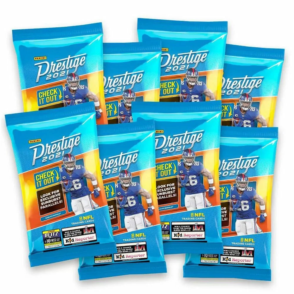 2021 Panini NFL Prestige Football Trading Card Blaster Box I39904