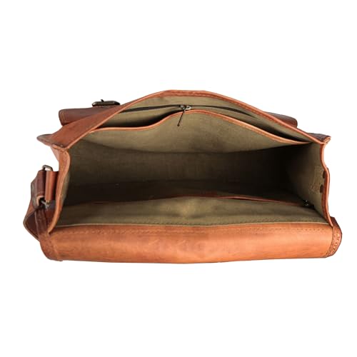 14 Inch Leather Crossbody Shoulder Bag K930277