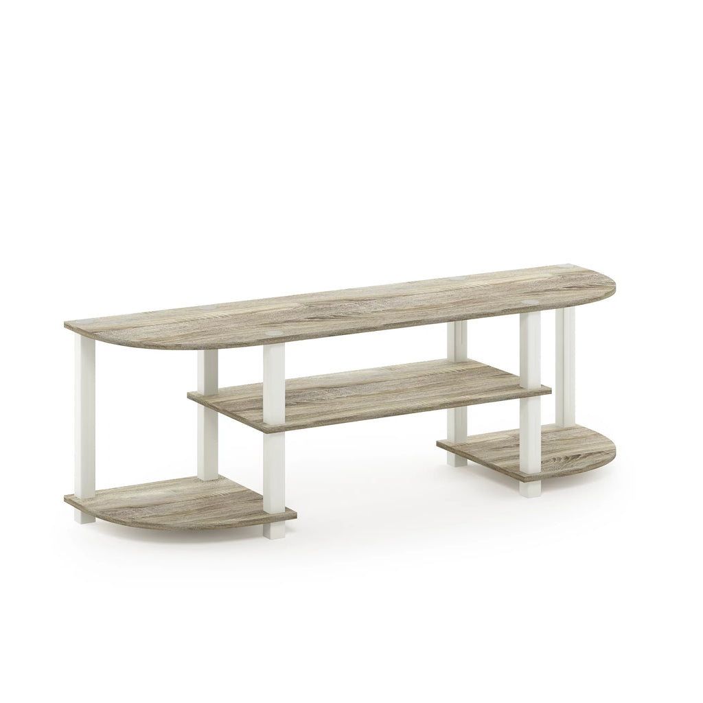 Sonoma Oak/White TV Entertainment Center W147