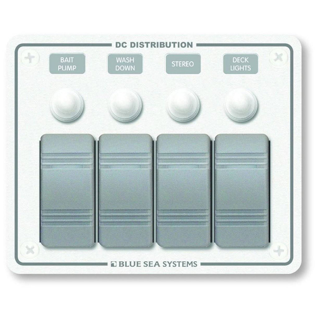 White Horizontal Water Resistant Panel J6509