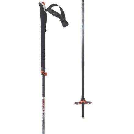 Carbon 5 Cross WT Poles Orange Black (Pair) C6707