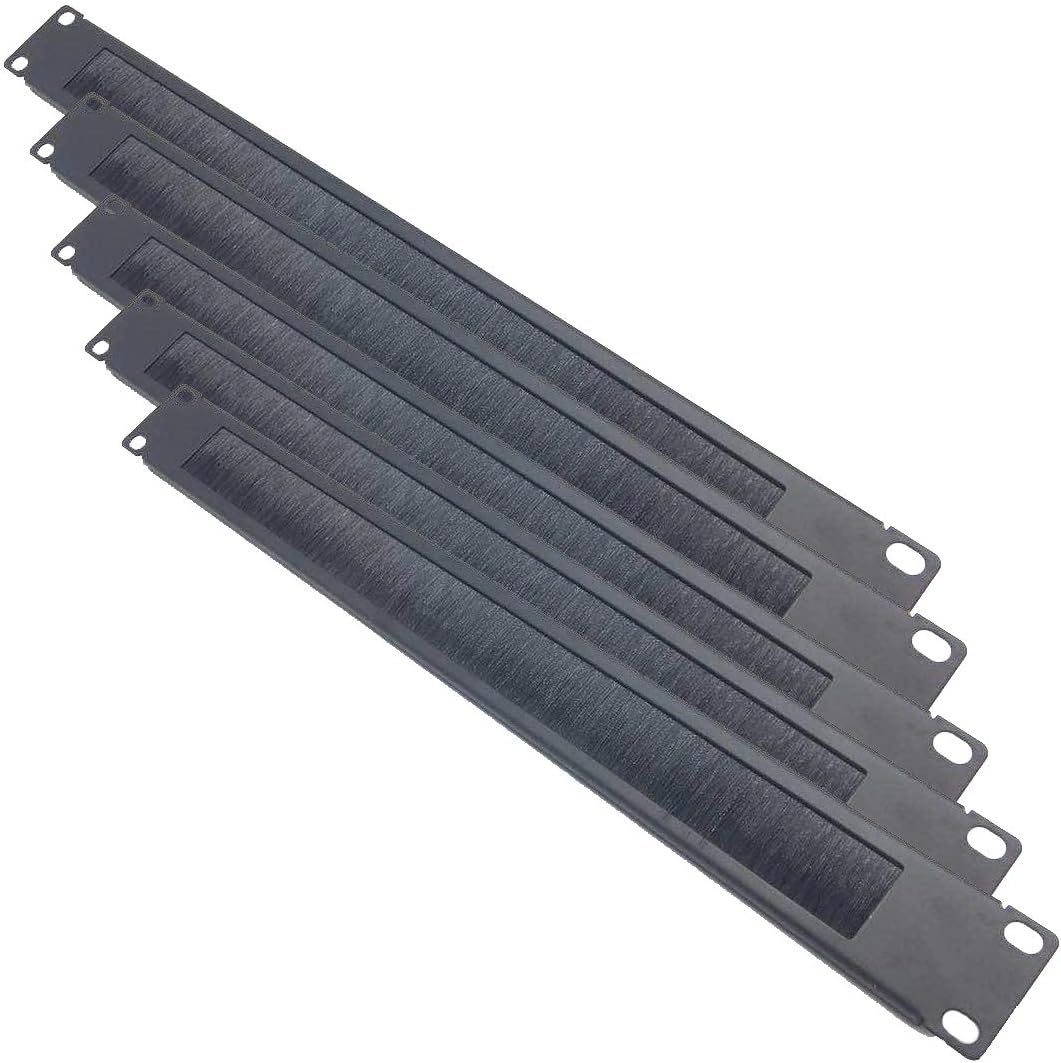 5 Pack 1U Brush Cable Management Panel X440963