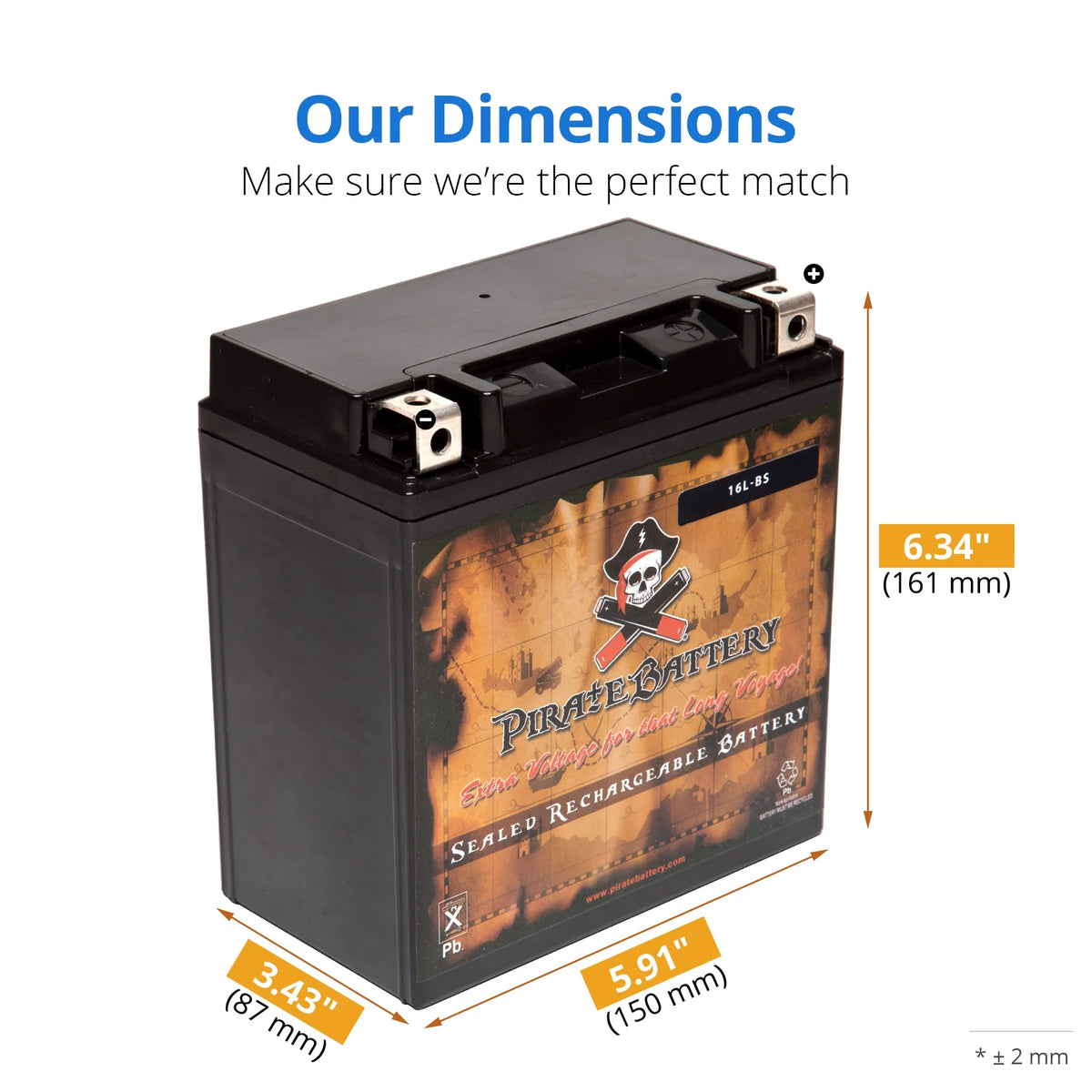 12 Volt 14 Ah 230 CCA ATV Battery X821