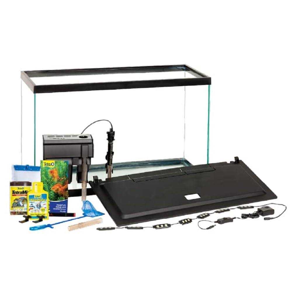 29 Gallon Glass LED Aquarium Kit I9899