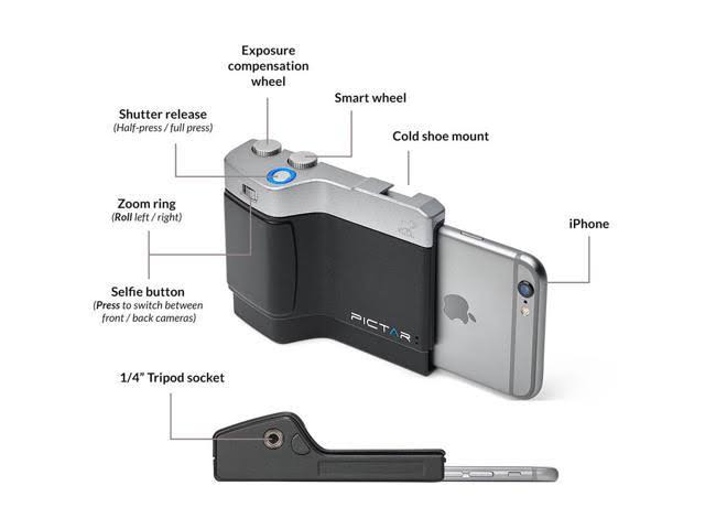 Camera Grip for Select Standard Smartphones J305