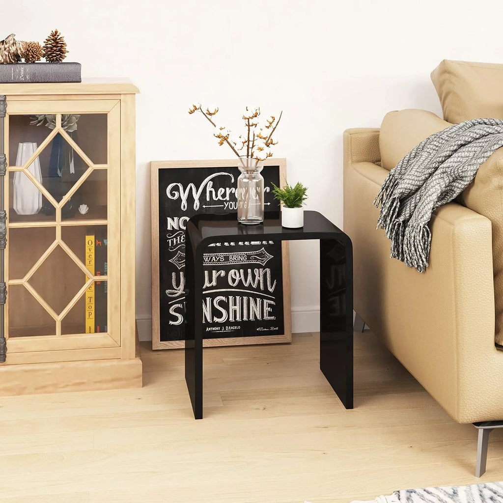Black Acrylic End Table M46873