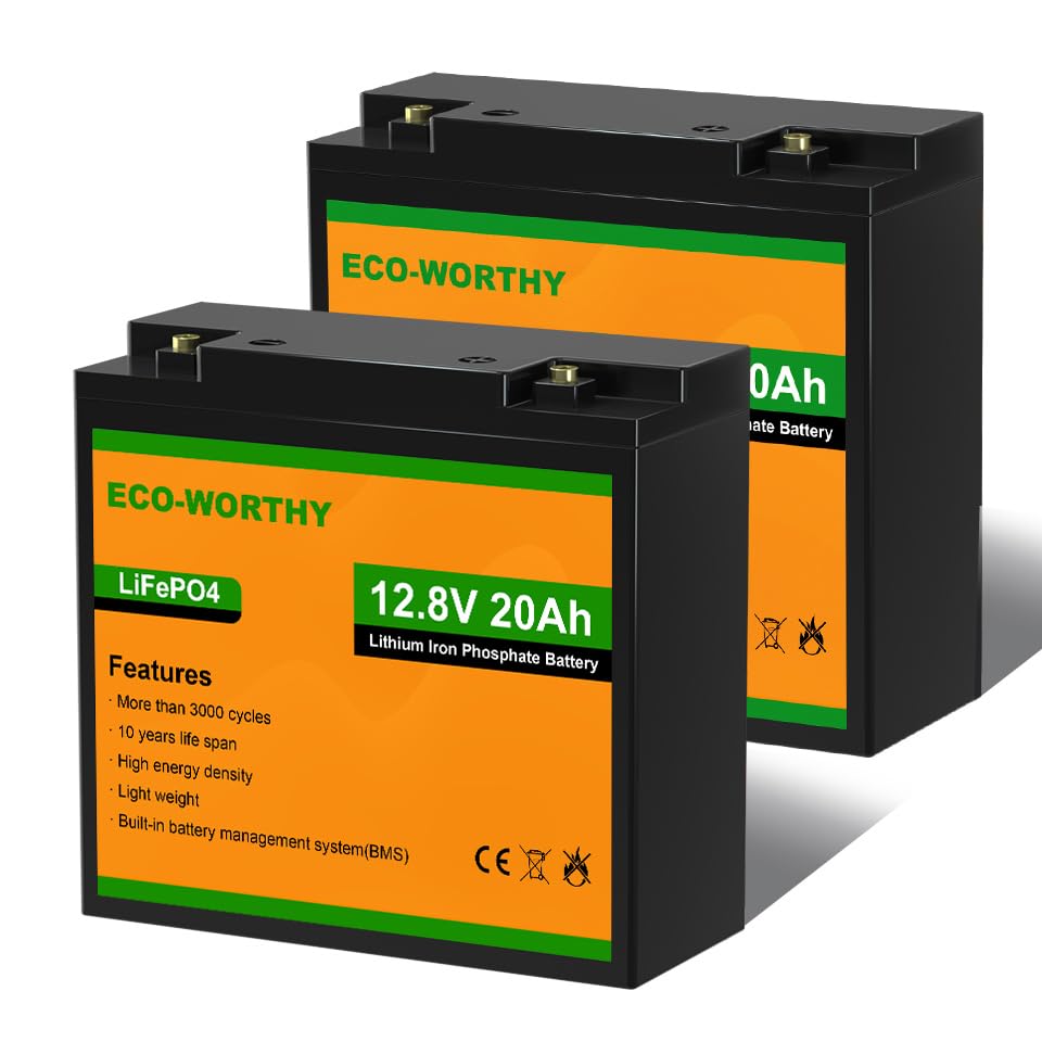 12V 20Ah Lithium LiFePO4 Battery with BMS H74560