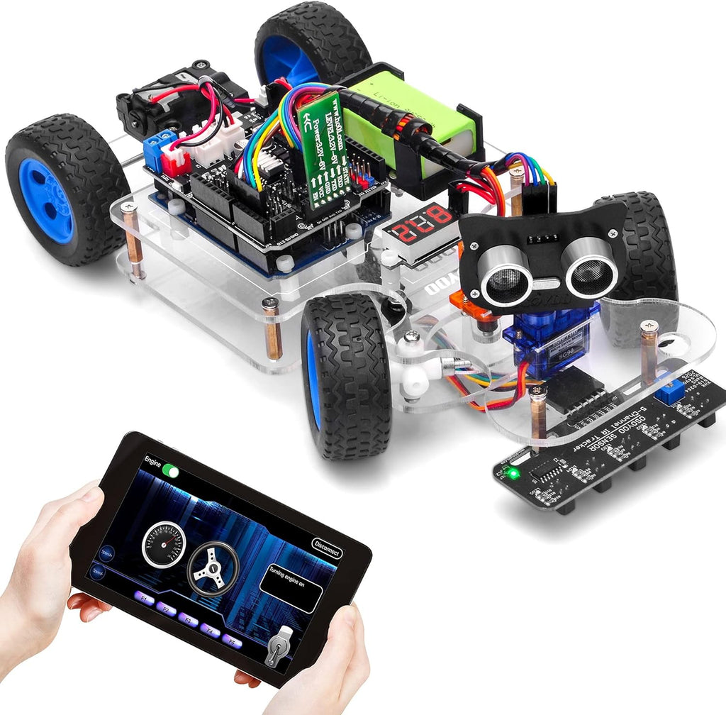 DIY Robot Car Kit with WiFi Bluetooth D373256