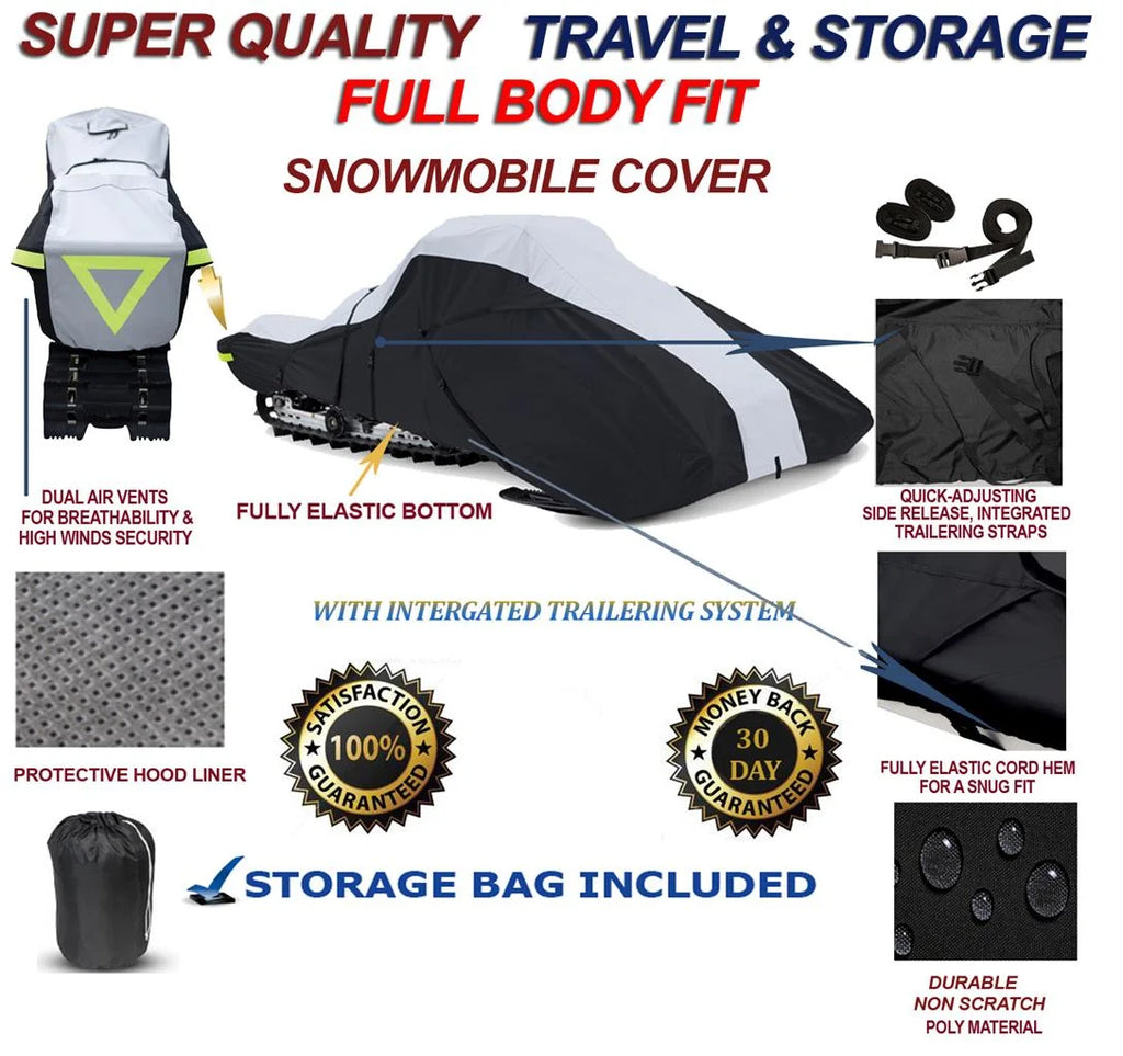 600 Denier Snowmobile Travel and Storage Cover H470