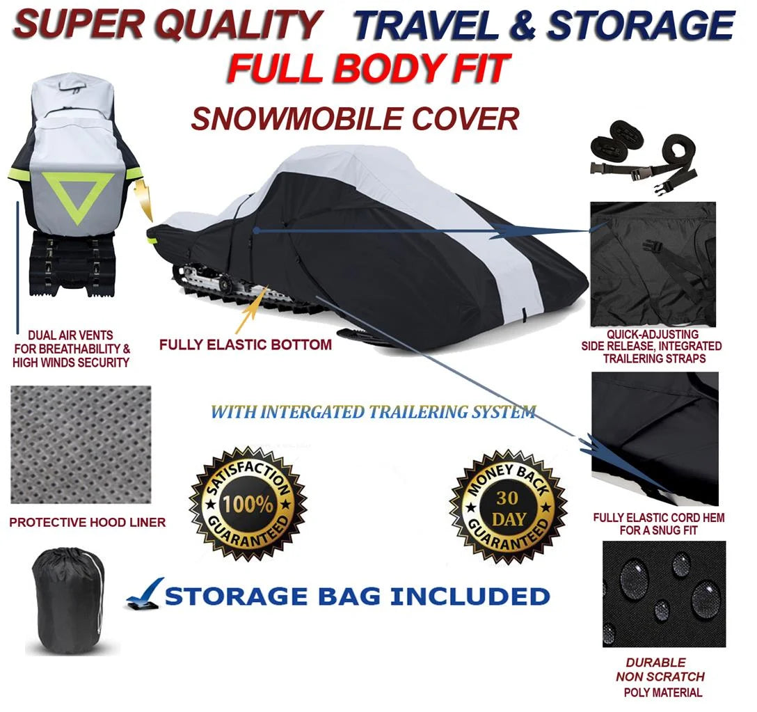 600 Denier Snowmobile Travel and Storage Cover H470