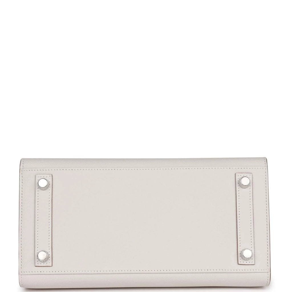 Birkin 25 Gris Pale Epsom Palladium Hardware E65931