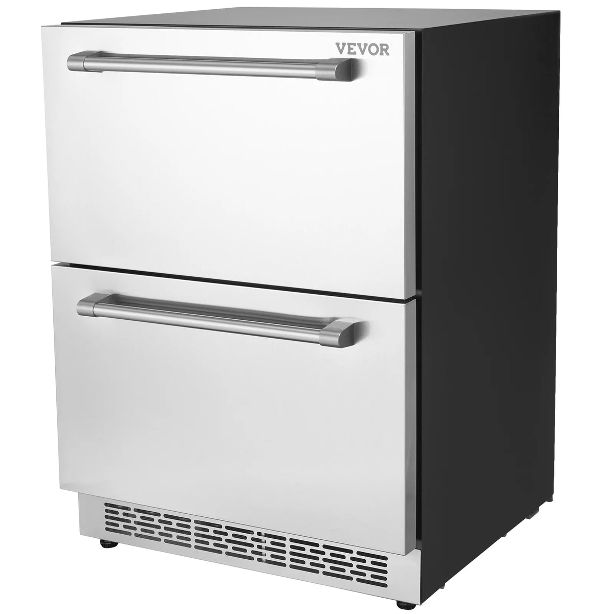 24 2 Drawer Stainless Steel Undercounter Refrigerator Q681
