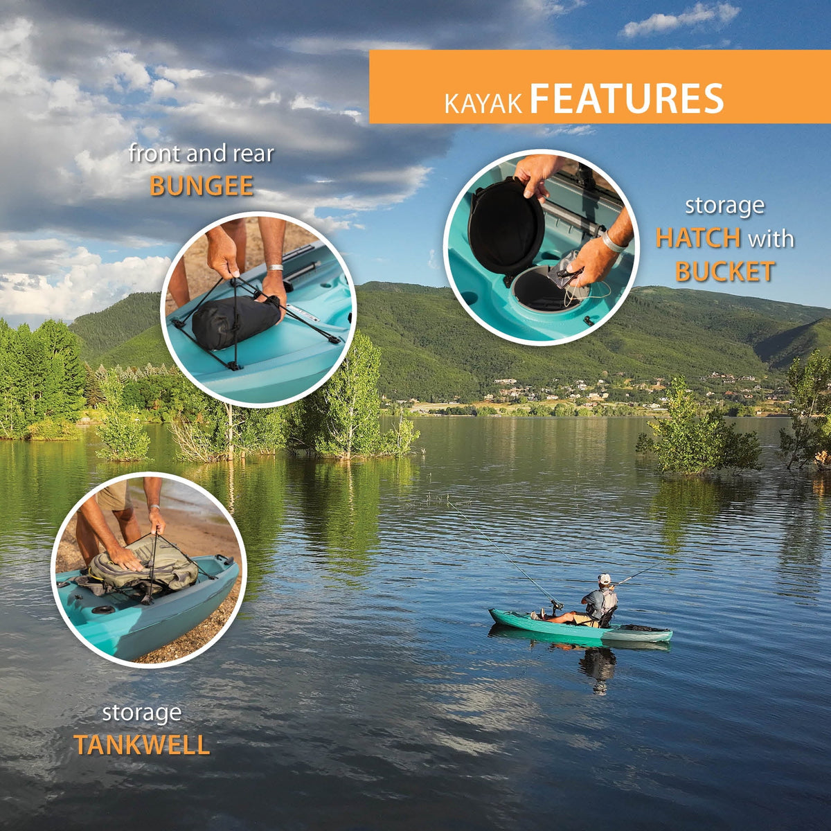 123 inch Sit-on-Top Kayak Q2088