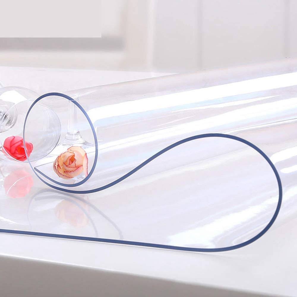 Clear PVC Table Cover Protector 44 x 72 inch J74076