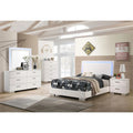5-Piece Faux Leather Full Size Bedroom Set D358046