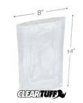 Clear Poly Bags 8 x 14 in. Case of 1000 Z42248