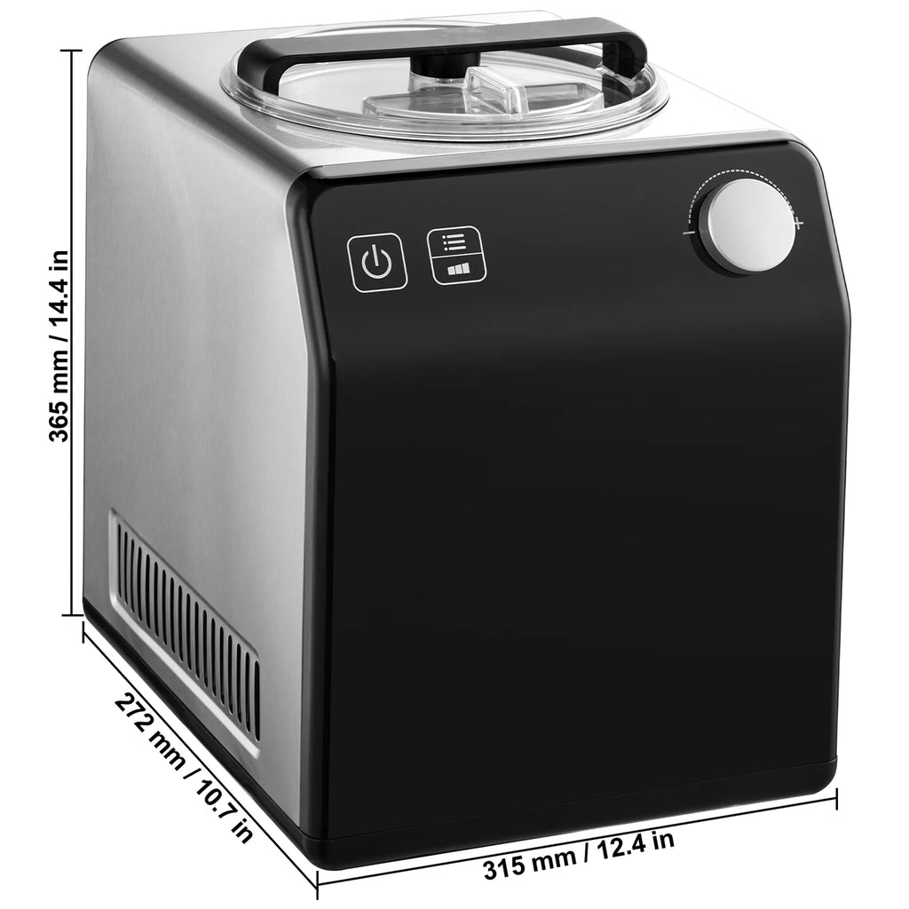 Black Automatic Ice Cream Machine O433