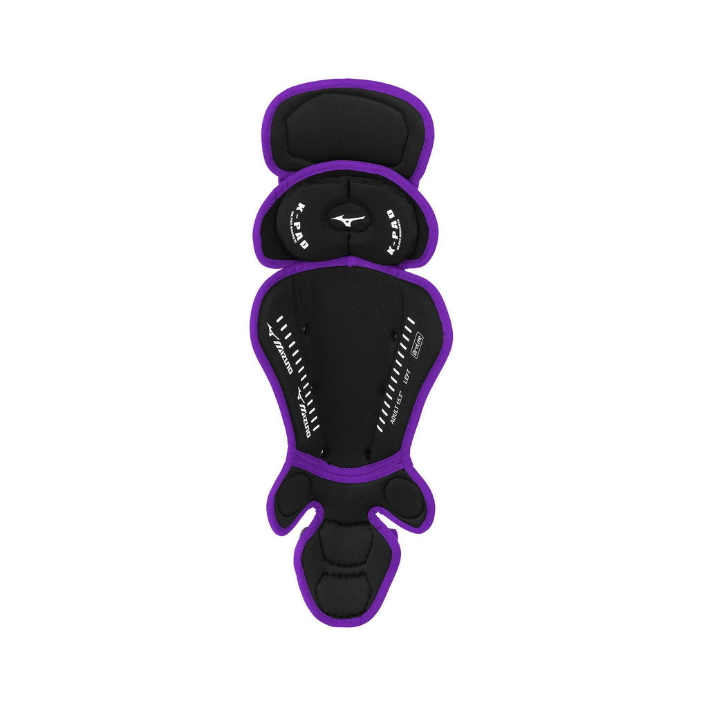 Black/Purple Baseball Shin Guards Y811814